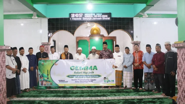 Safari Magrib, Kemenag dan Baznaz Tanjungpinang Hidupkan Peran Sosial Masjid