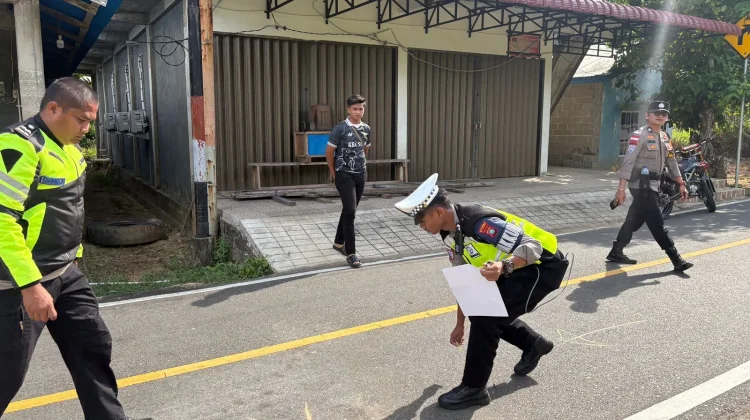 Satlantas Anambas Tangani Laka, Satu Korban Meninggal Dunia