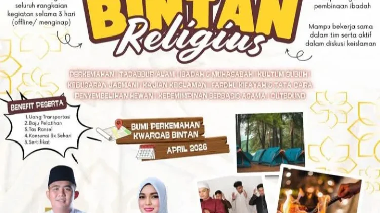 Bintan Siapkan Generasi Muda Religius lewat Perkemahan Pemuda