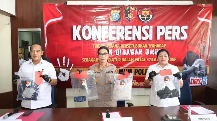 Ditreskrimum Polda Kepri Tangkap Pelaku Persetubuhan Anak Kandung