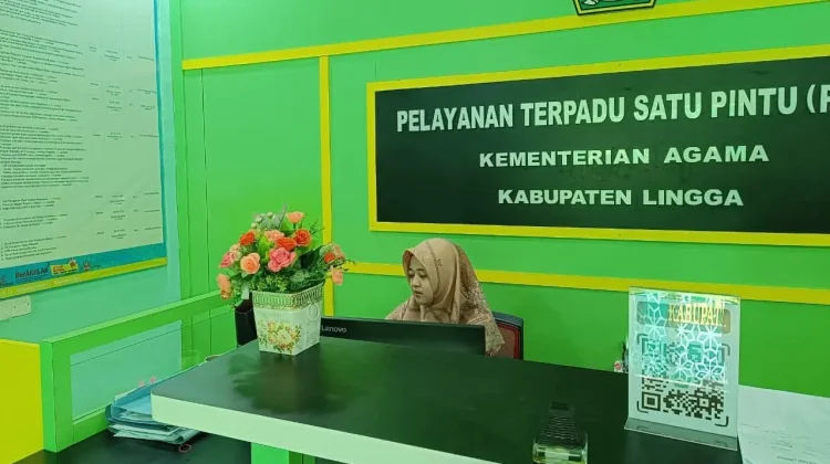 WFH Jumat Kemenag Lingga, Pelayanan Tetap Jalan Lancar