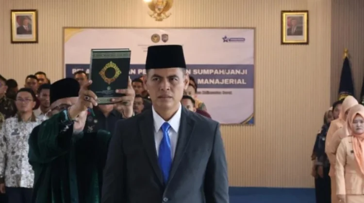 KPLP Lapas Narkotika Tanjungpinang Dilantik Jadi Karutan Putussibau