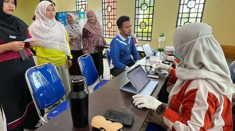 Cek Kesehatan Gratis, STAIN SAR Kepri Gandeng Puskesmas Toapaya