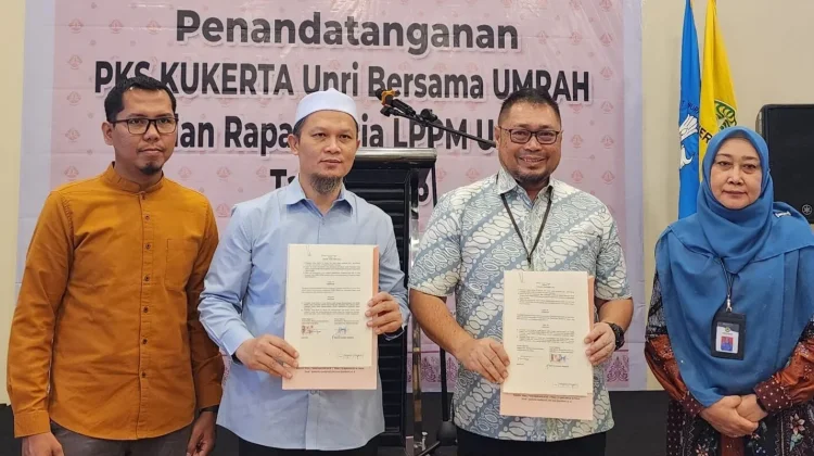 UMRAH, UNRI Perkuat Sinergi Melalui PKS Kekurta Kolaborasi Berdampak
