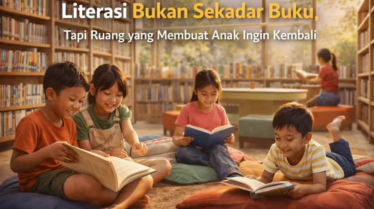Literasi Bukan Sekadar Buku, tapi Ruang yang Membuat Anak Ingin Kembali