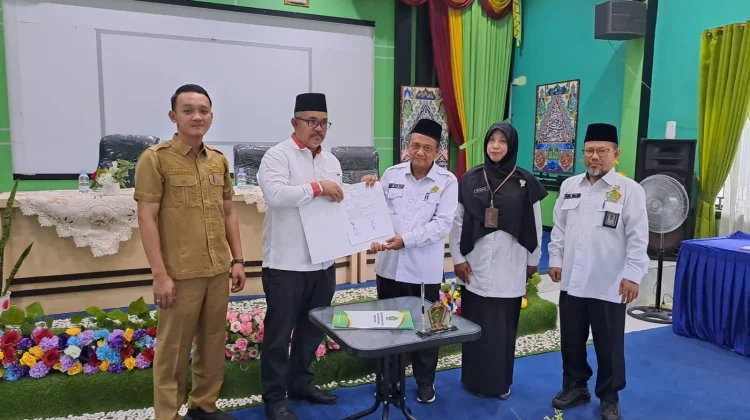 Kades Pangkil Hibahkan 1 Hektare Lahan untuk Pendidikan Madrasah