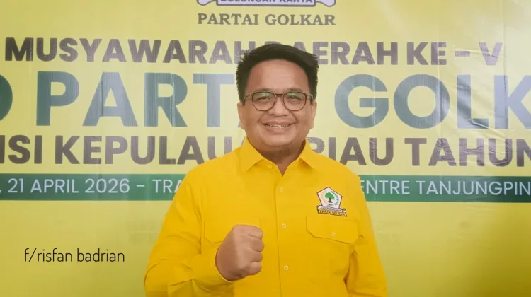 Ade Angga Ketua Golkar Kepri, Robi Ansar Diusulkan Sekretaris DPD