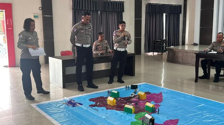 Polres Lingga Matangkan Pengamanan Delegasi Pahang lewat TFG