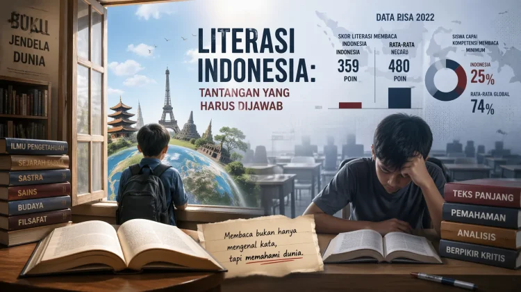 Jendela yang Belum Terbuka Lebar: Potret Literasi Indonesia
