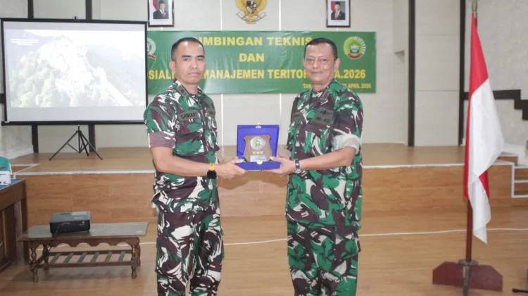 Kodim Tanjungpinang Ikuti Bimnis dan Sosialisasi Manajemen Teritorial 2026