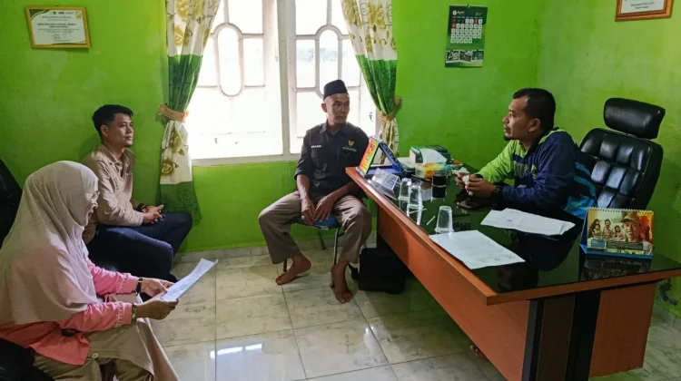 Kemenag Lingga Koordinasi dengan Baznas Terkait Pelaporan Data Zakat Fitrah