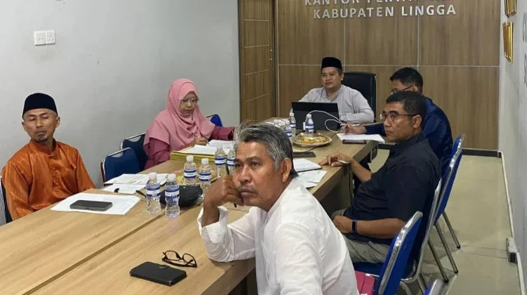 Kemenag Lingga Genjot Sertifikasi Tanah Wakaf Bersama ATR