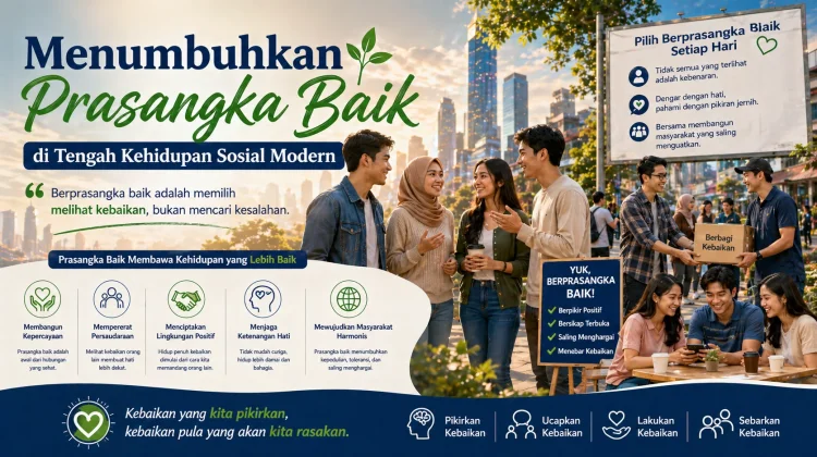 Menumbuhkan Prasangka Baik di tengah Kehidupan Sosial Modern
