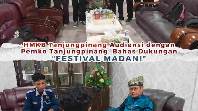 HMKB Tanjungpinang Audiensi dengan Pemko, Bahas Dukungan Festival Madan