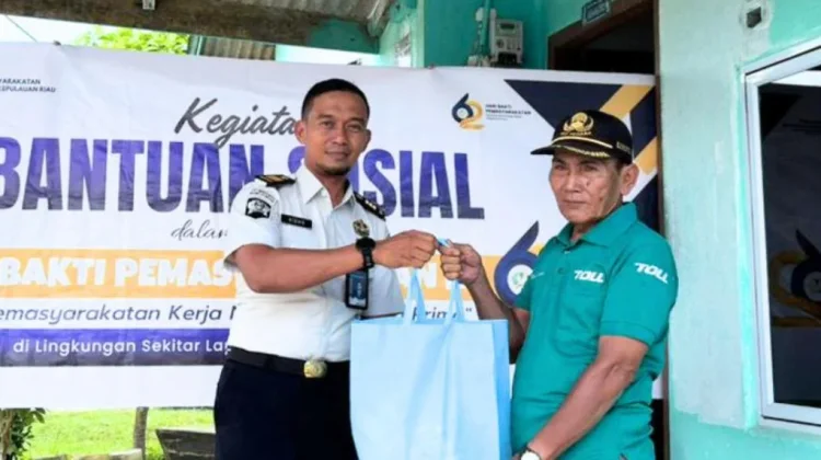 Lapas Kelas IIA Tanjungpinang Salurkan Bansos Peringati HBP ke-62