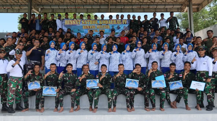 Asah Profesionalisme Prajurit, Satrol Kodaeral IV Gelar Binsat Renang Militer