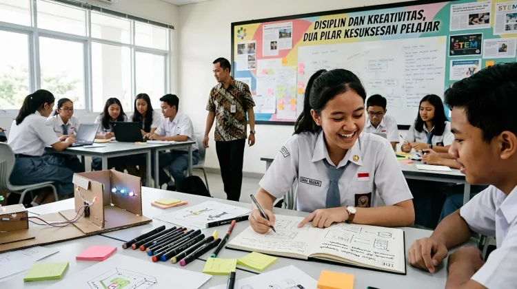 Disiplin dan Kreativitas, Dua Pilar Kesuksesan Pelajar
