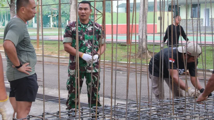 Kodim Tanjungpinang Bangun Lima Jembatan Armco di Bintan