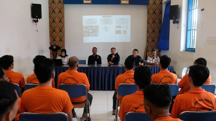 Rutan Tanjungpinang Sosialisasikan Bahaya Narkoba kepada Warga Binaan