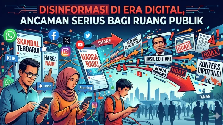 Disinformasi di Era Digital, Ancaman Serius bagi Ruang Publik