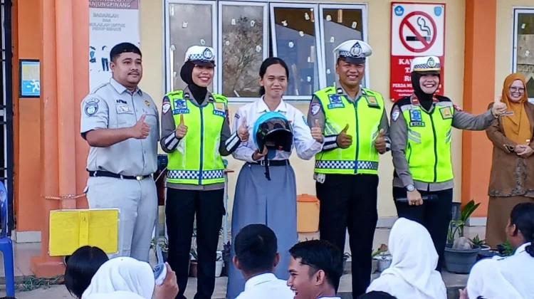 Satlantas Tanjungpinang Ajak Pelajar Pelopor Keselamatan Berlalu Lintas