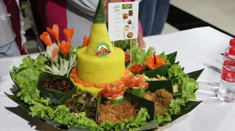Lomba Kreasi Tumpeng di Kuala Sempang Jadi Ajang Pelestarian Kuliner Tradisional