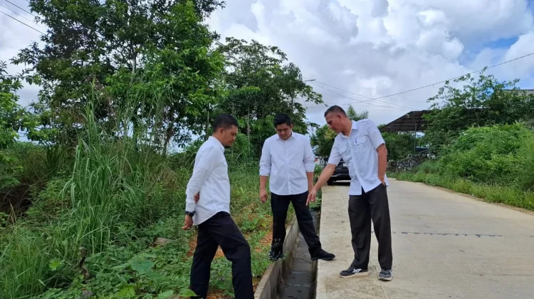 Bupati Tinjau Hasil Perbaikan Jalan Sei Jati