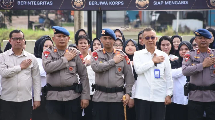 Satbrimob Polda Kepri dan BP Batam Gelar Diklat Bangun Karakter Pegawai