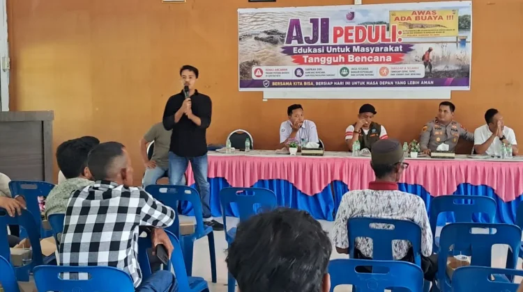 AJI dan BPBD Bintan Edukasi Mitigasi Buaya