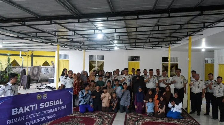 Rudenim Pusat Tanjungpinang Salurkan Bantuan Sosial Kepada Anak Panti