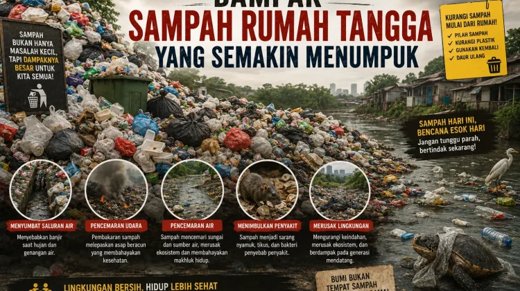 Dampak Sampah Rumah Tangga yang Semakin Menumpuk