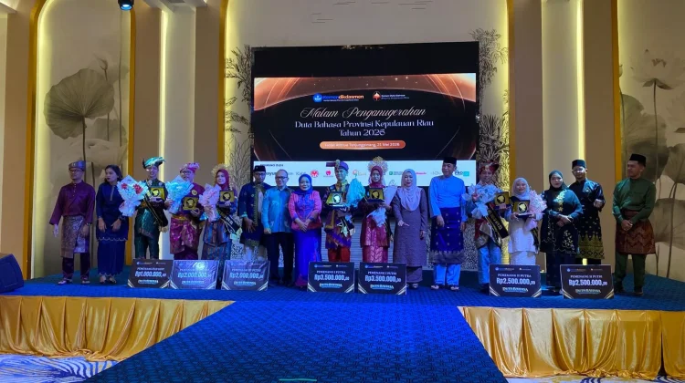 Imannuel dan Qonita Jadi Duta bahasa provinsi Kepri tahun 2026