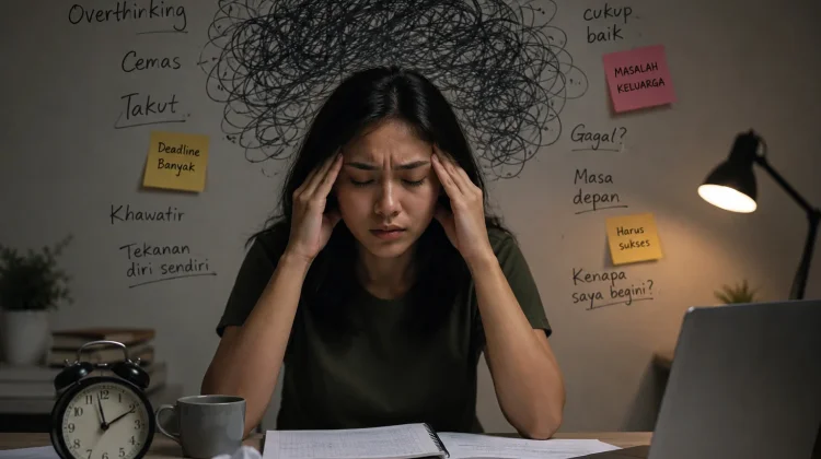 Overthinking Bisa Berdampak bagi Kesehatan Mental dan Fisik