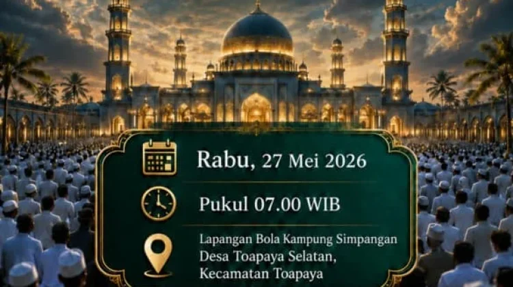 Pemkab Bintan Gelar Salat Iduladha di Toapaya, Pawai Takbir Dipusatkan di Kijang