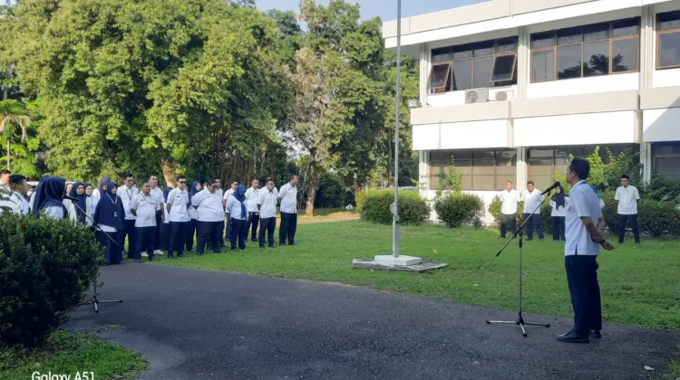RRI Tanjungpinang Gelar Apel Pagi dan Apresiasi Prestasi Tim Podcast