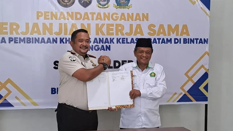 Kemenag Bintan Teken MoU Pembinaan Anak Binaan LPKA