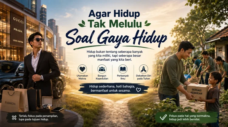 Supaya Hidup Tak Melulu Soal Gaya Hidup