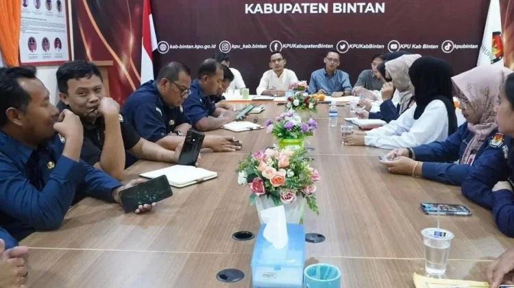 KPU Bintan Sinkronkan Data Pemilih dan Persiapkan Zona Integritas