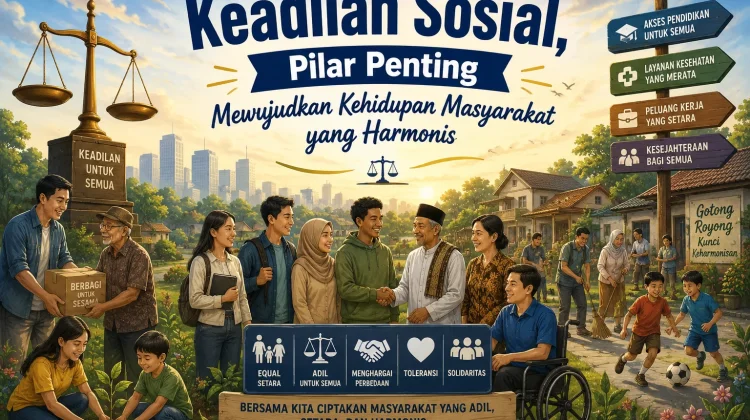 Keadilan Sosial, Pilar Penting Mewujudkan Kehidupan Masyarakat yang Harmonis