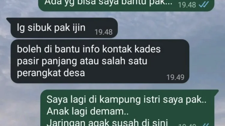Nama Kasi Intel Kejari Lingga Kembali Dicatut OTK