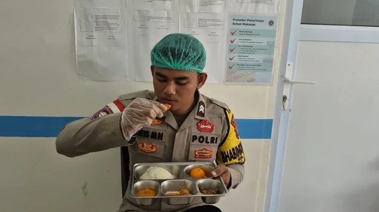 Polres Lingga Uji Menu MBG sebelum Masuk Piring