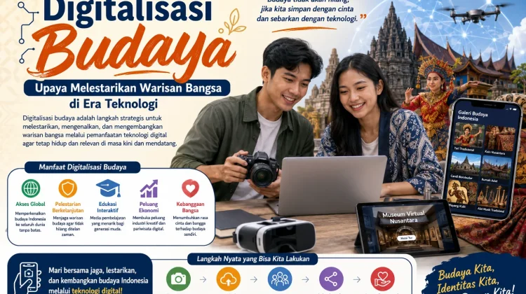 Digitalisasi Budaya, Upaya Melestarikan Warisan Bangsa di Era Teknologi