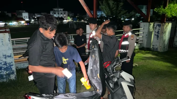 Polsek Dabo Singkep Patroli Titik Rawan Demi Kamtibmas