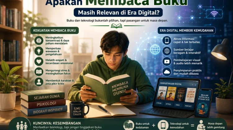Apakah Membaca Buku Masih Relevan di Era Digital?