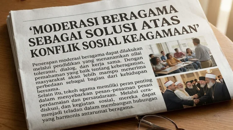 Moderasi Beragama sebagai Solusi atas Konflik Sosial Keagamaan