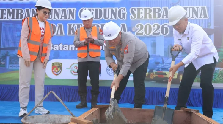 Kapolda Kepri Resmikan Pembangunan Gedung Serbaguna