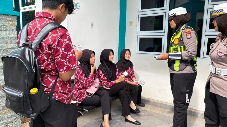 Polresta Tanjungpinang Libatkan Mahasiswa Cegah Pelanggaran Lalu Lintas