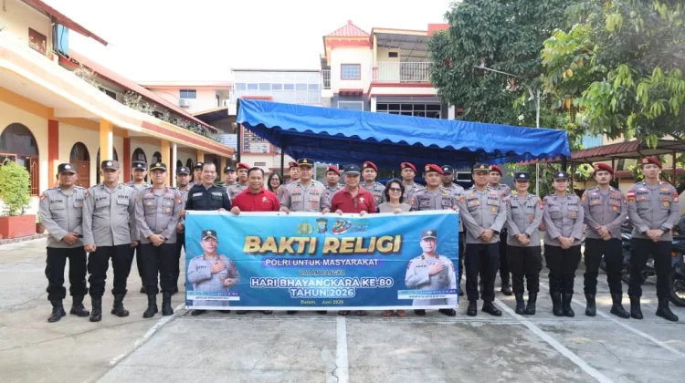 Polda Kepri Gelar Bakti Religi Sambut Bhayangkara Ke-80