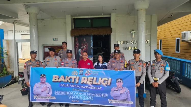 Polres Anambas Gelar Bakti Religi Sambut Bhayangkara Ke-80