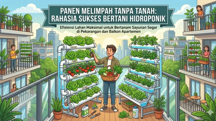 Panen Melimpah tanpa Tanah: Rahasia Sukses Bertani Hidroponik